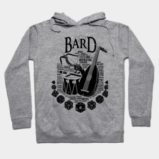 RPG Class Series: Bard - Black Version Hoodie